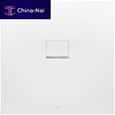 Square shower base SQUARO INFINITY : UDQ1010SQI1V above floorceramic