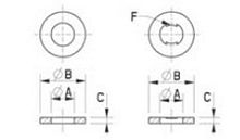 Flat washer 003 seriesPVC
