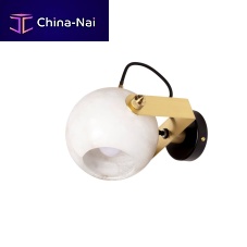 Contemporary wall light COLETTEindoorbrasslacquered steel