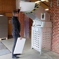 EPS granulator EGrotorfor wastefor recycling