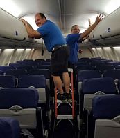 Maintenance stepladder 4MINIDUALfor airplane