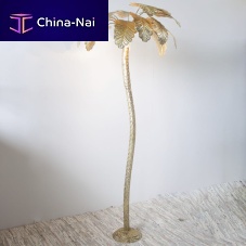 Floor-standing lamp PALMbrasscontemporarywireless