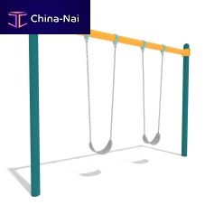 Galvanised steel swing Single Post - Design 4349aluminumplaygrounddouble