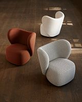 Contemporary fireside chair LITTLE BIG CHAIRfabricplywoodwing