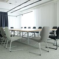 Contemporary chair OBLIQUEoutdoorindoorfabric
