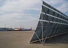 Steel jet blast deflector STEEL SERIESfor airport