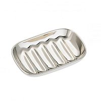 Metal soap dish PLATINUM PLATEDporcelainfor hotelspolished