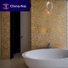 Indoor mosaic tile GOLDwallfloorMurano glass