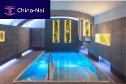 Above-ground rehabilitation swimming pool