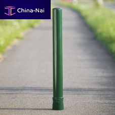Security bollard 016cast aluminumremovablefor parking lot
