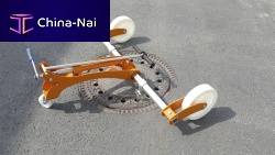 Manual manhole cover lifter 138wheeled