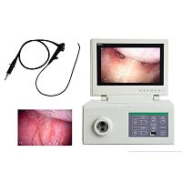 Video veterinary gastroscope HW37for small animalsfor large animalswith integrated video monitor