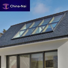 Fixed glass roof CIEL wooden framealuminum framedouble-glazed