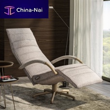 Contemporary armchair MENSANAfabricleathersteel