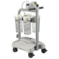 Pneumatic surgical suction pump VPX35on casters