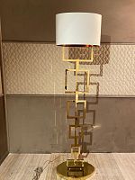 Floor-standing lamp Signaturemetalsilkcontemporary