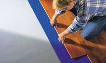Roll resilient underlay PLATON STOP ORIGINALpolyethylene (PE)with vapor barrier