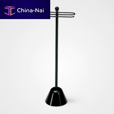 3-bar towel rack SERVIETTOfloor-standingvarnished steelpolypropylene