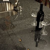 Granite countertop IMPALA BLACKkitchenblack