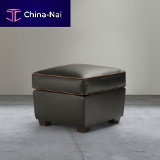Contemporary pouf ZARINAfabricleather