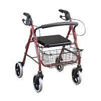 4-wheel rollator YF-WR01aluminumheight-adjustable