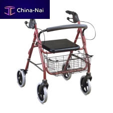 4-wheel rollator YF-WR01aluminumheight-adjustable