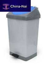 Plastic waste bin 9 seriesindustrial wastewith lidpedal