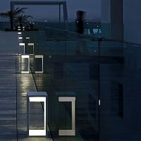 Urban bollard light FRAMEcontemporaryaluminumglass