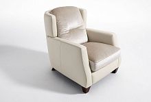 Traditional armchair ANTIGONE 1044leatherwing