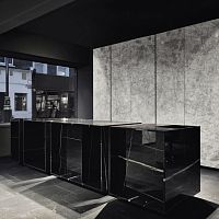 Contemporary kitchen animastoneislandmodular
