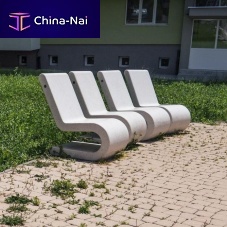Contemporary urban armchair 106high-performance concreteglass fiber reinforced concretegranite