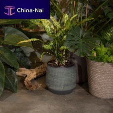 Resin plant pot roundovalhome