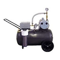 Piston vacuum pump oil-freesingle-stageportable