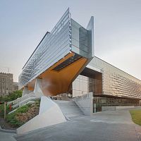 Perforated metal sheet GATES HALL AT CORNELLdecorativegalvanized steelstainless steel