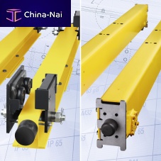 Motorized crane end-carriage