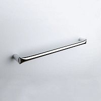 1-bar towel rack FOLD 60 wall-mountedbrasschrome