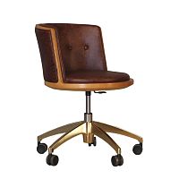 Contemporary chair CARAMBOLAindoorleatherash
