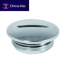 Round plug V102-1xxx-zz-EX seriesthreadednickel-plated brassfor hazardous areas