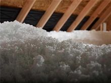 Thermal-acoustic insulation ATTIC PROTECTOR®fiberglasslooseblown