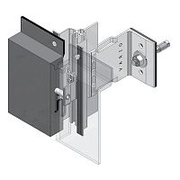 Cassette cladding BRAVOmetaltexturedmetal look