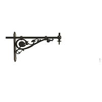 Wrought iron street light bracket MB005cast iron
