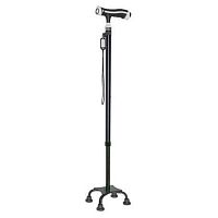 T-handle walking stick TotalUpquadripodheight-adjustable
