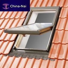 Wooden roof window DK 500Valuminumpivotingtilting