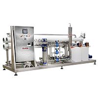 Water purification unit for the food and beverage industry reverse osmosis