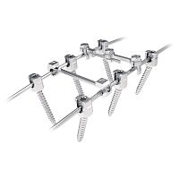 Thoraco-lumbar osteosynthesis unit Silver posterioradult