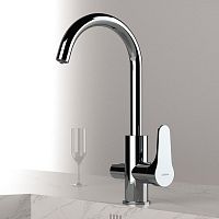 Countertop mixer tap 560SFchrome-plated brasskitchenthree-way