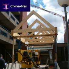 Wooden roof truss ADEPS ARLONglulamprefab