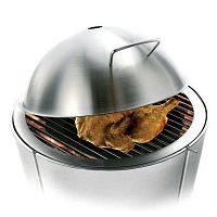 Charcoal barbecue COOKING LIDfree-standingstainless steel