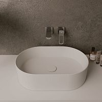 Countertop washbasin Flowresincustomwithout hole