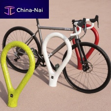 Floor-mounted bike rack Loclockconcretesecurecommercial